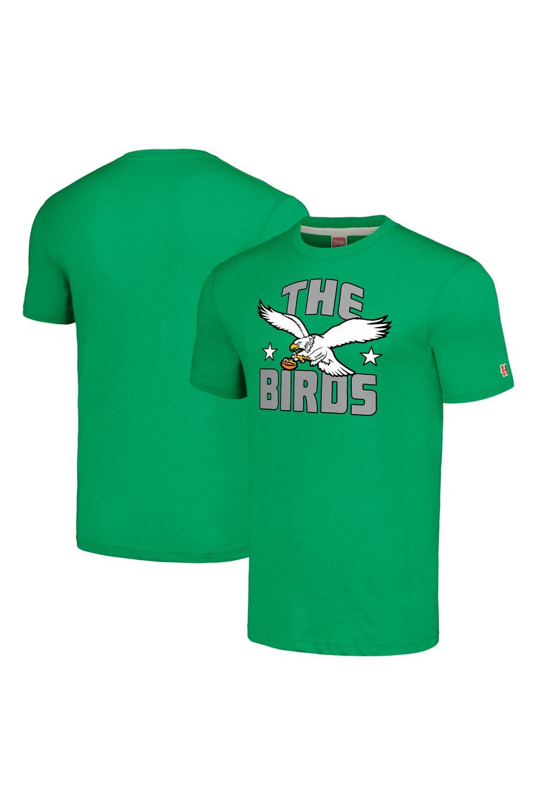 Men's Homage Kelly Green Philadelphia Eagles Hyper Local Tri-Blend T-Shirt, Main, color, Kelly Green