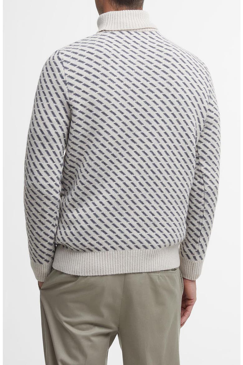 Masham Jacquard Turtleneck Sweater, Alternate, color, CHALK MARL