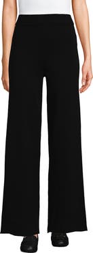 Lands' End Fine Gauge Cotton Sweater Pants