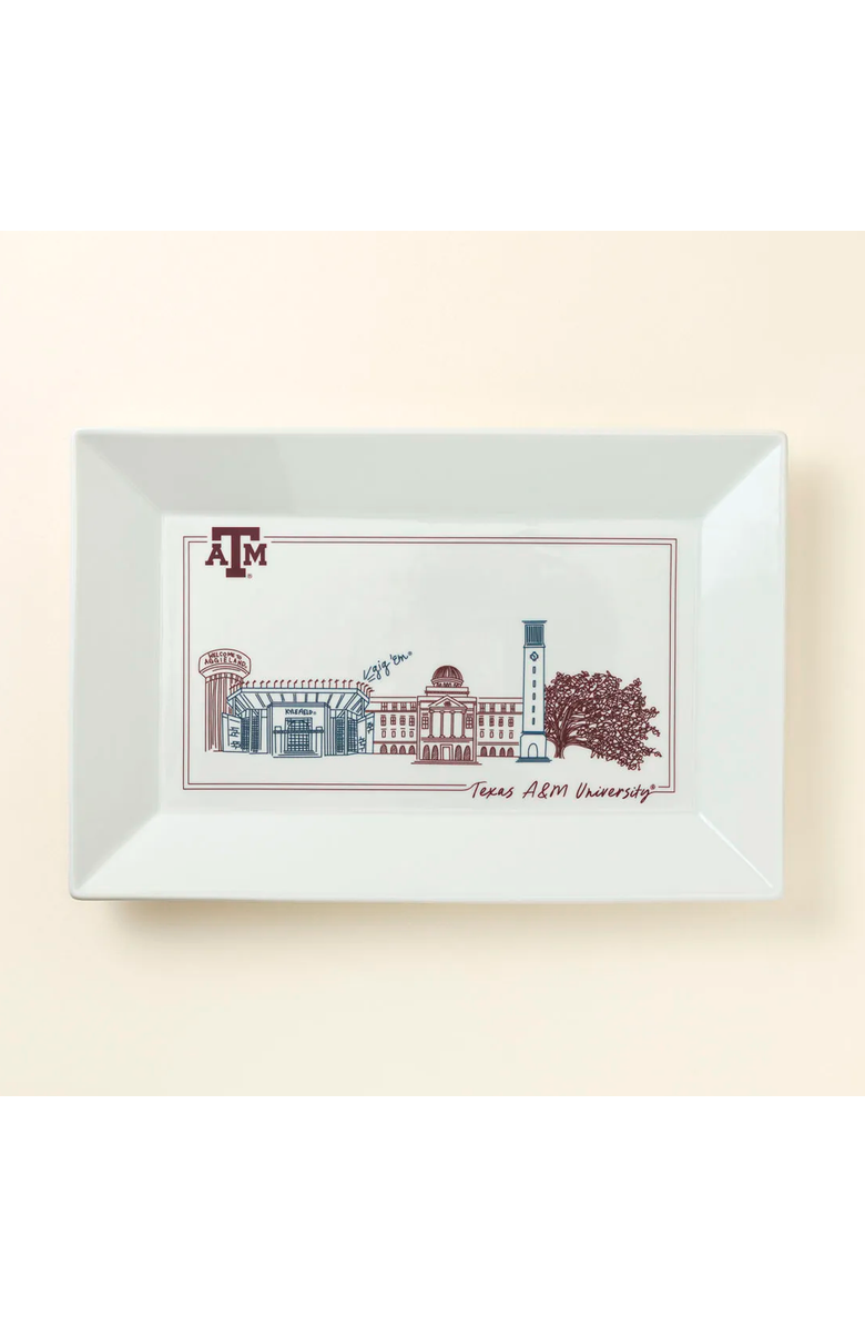 Uncommon Goods College Cityscape Tray, Alternate, color, Texas A&M University