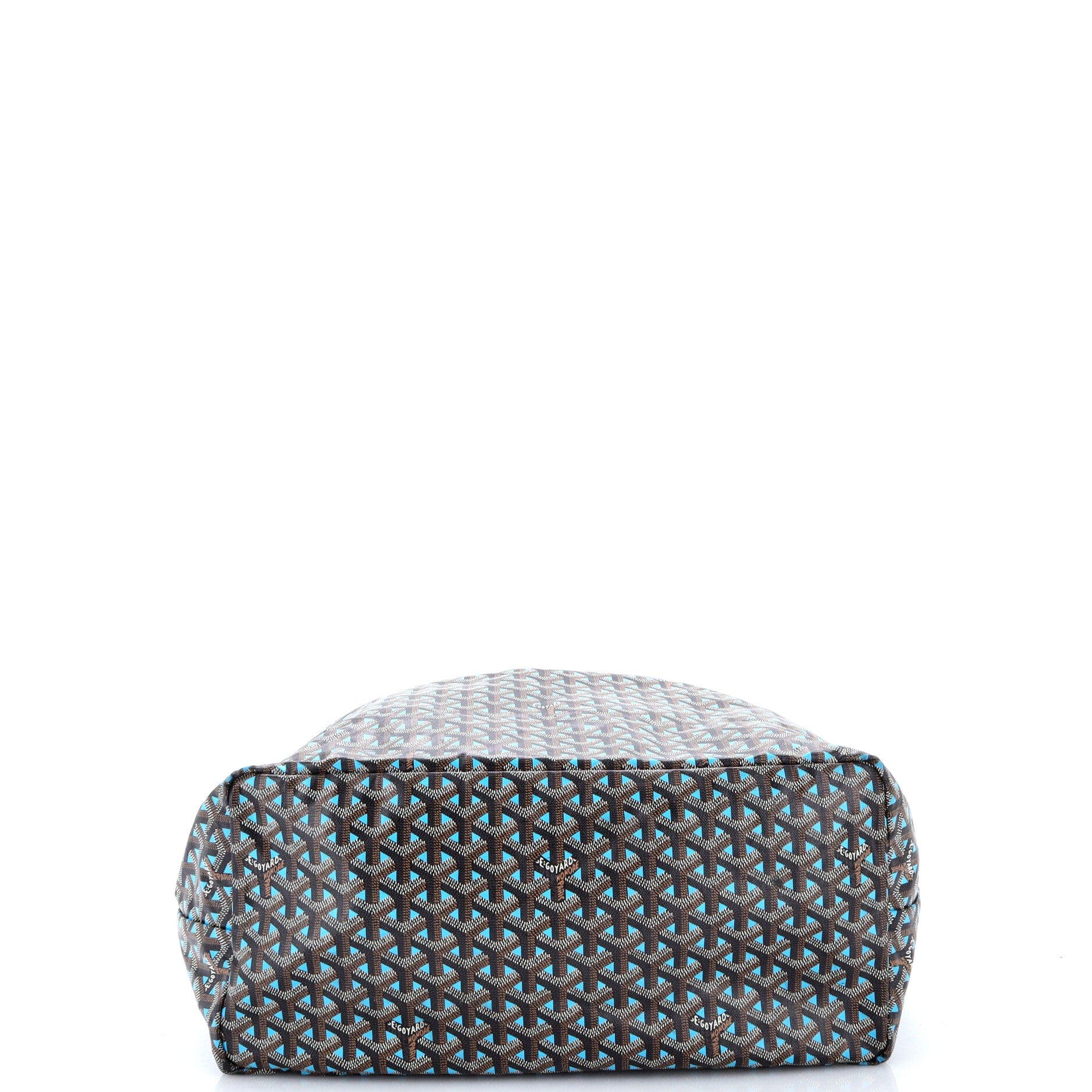 Saint Louis Tote Claire Voie Coated Canvas GM, Alternate, color, Blue
