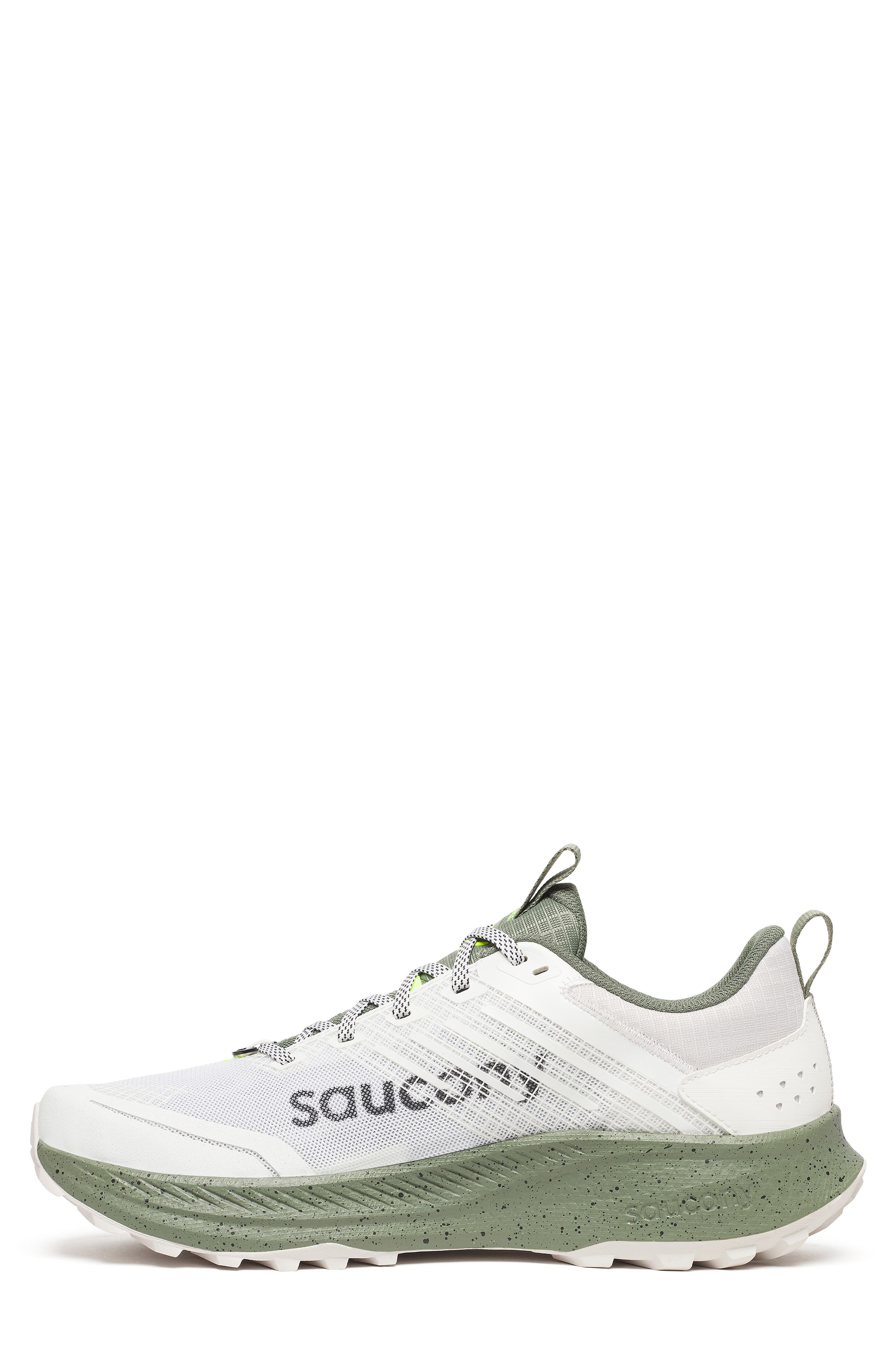 Saucony Ride TR2 Trail Running Shoe, Alternate, color, White/ Olivine