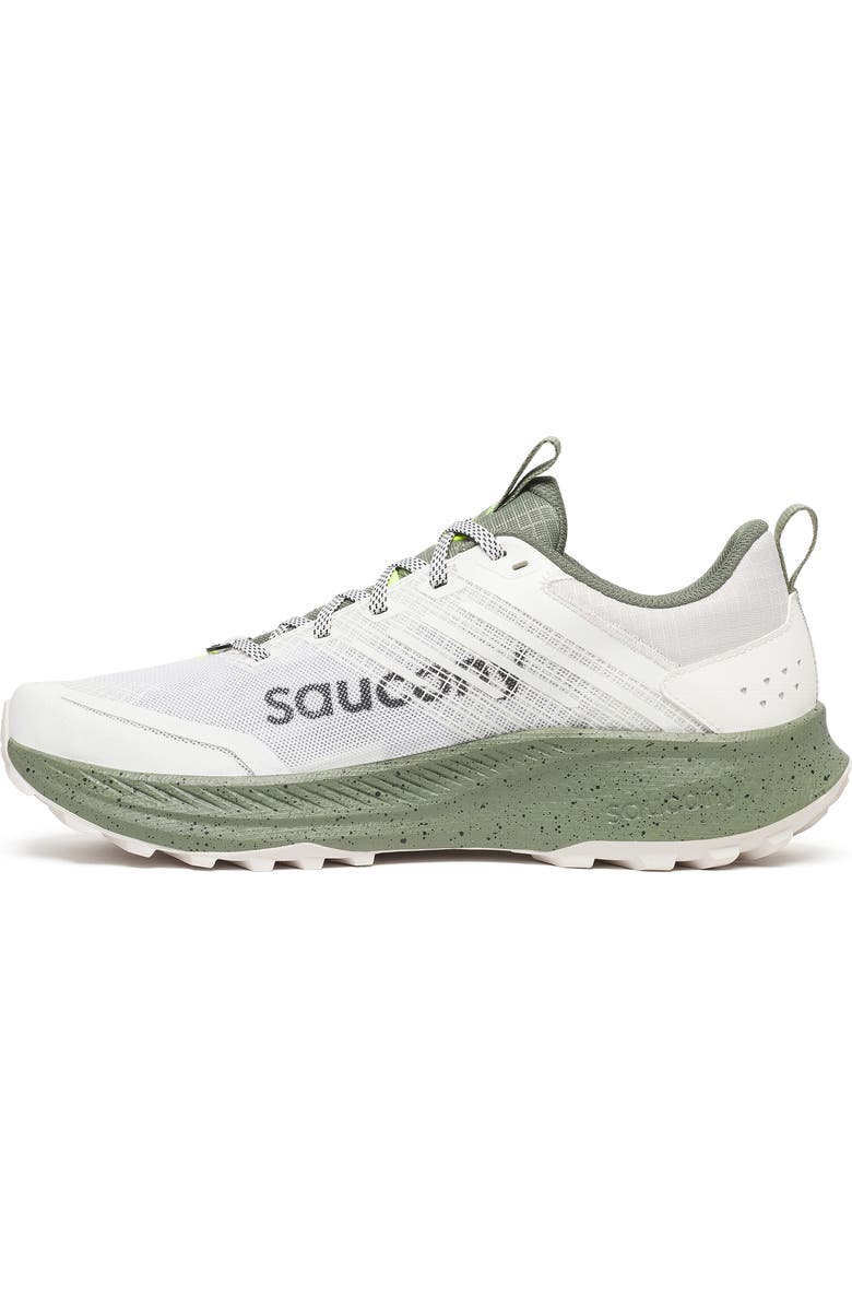 Saucony Ride TR2 Trail Running Shoe, Alternate, color, White/ Olivine