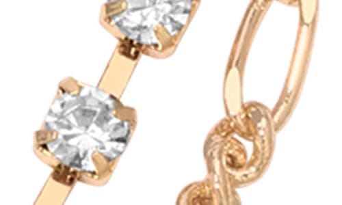 Ettika Crystal Layered Chain Necklace