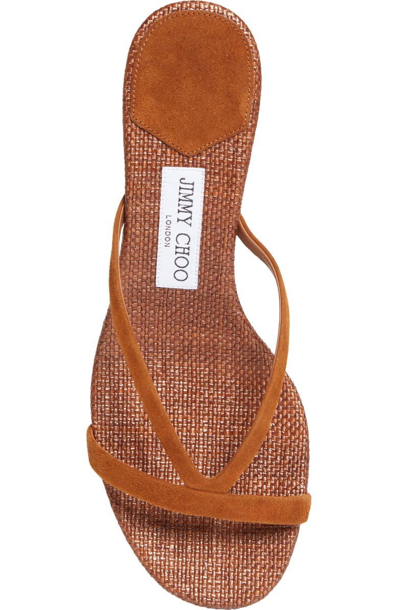 Jimmy Choo Ciela Slide Sandal, Alternate, color, Tan Mix