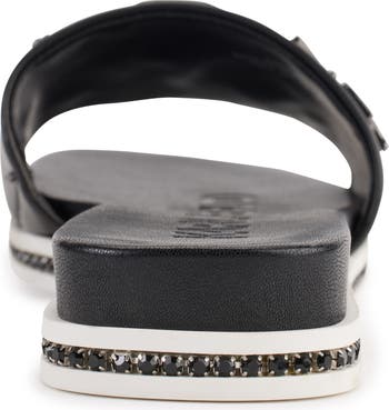 Karl Lagerfeld Paris☆Jeslyn Cate Pins 装飾スライド サンダル KARL LAGERFELD PARIS Jeslyn Cate Pins Embellished Slide