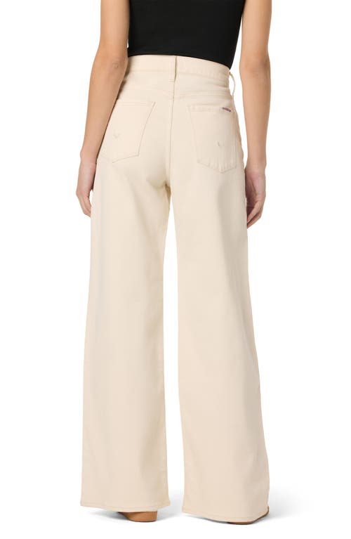 Hudson Jeans Jolene High Waist Wide Leg Jeans In Ecru