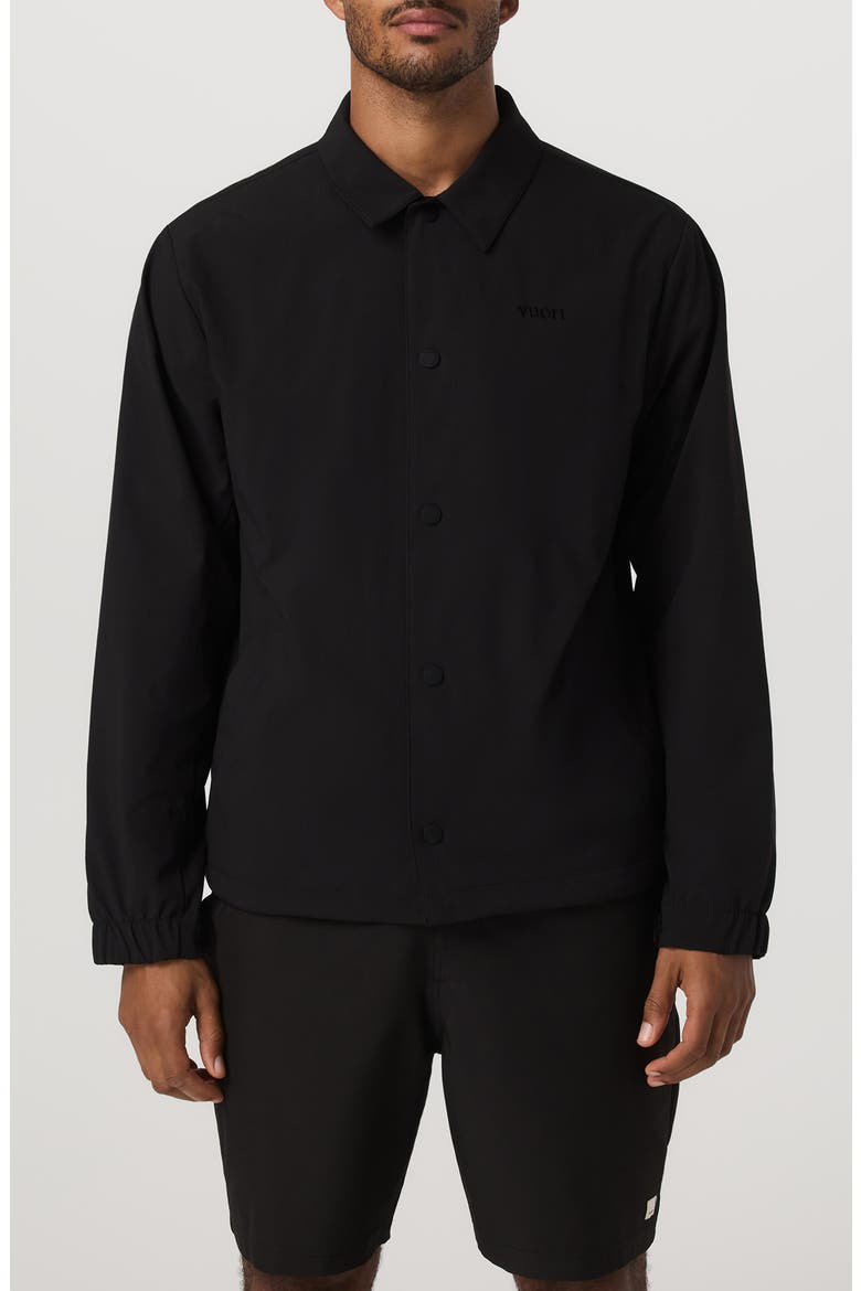 V1 Coach's Jacket, Main, color, BLACK