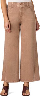 Wit & Wisdom Sam Side Slit High Waist Wide Leg Jeans