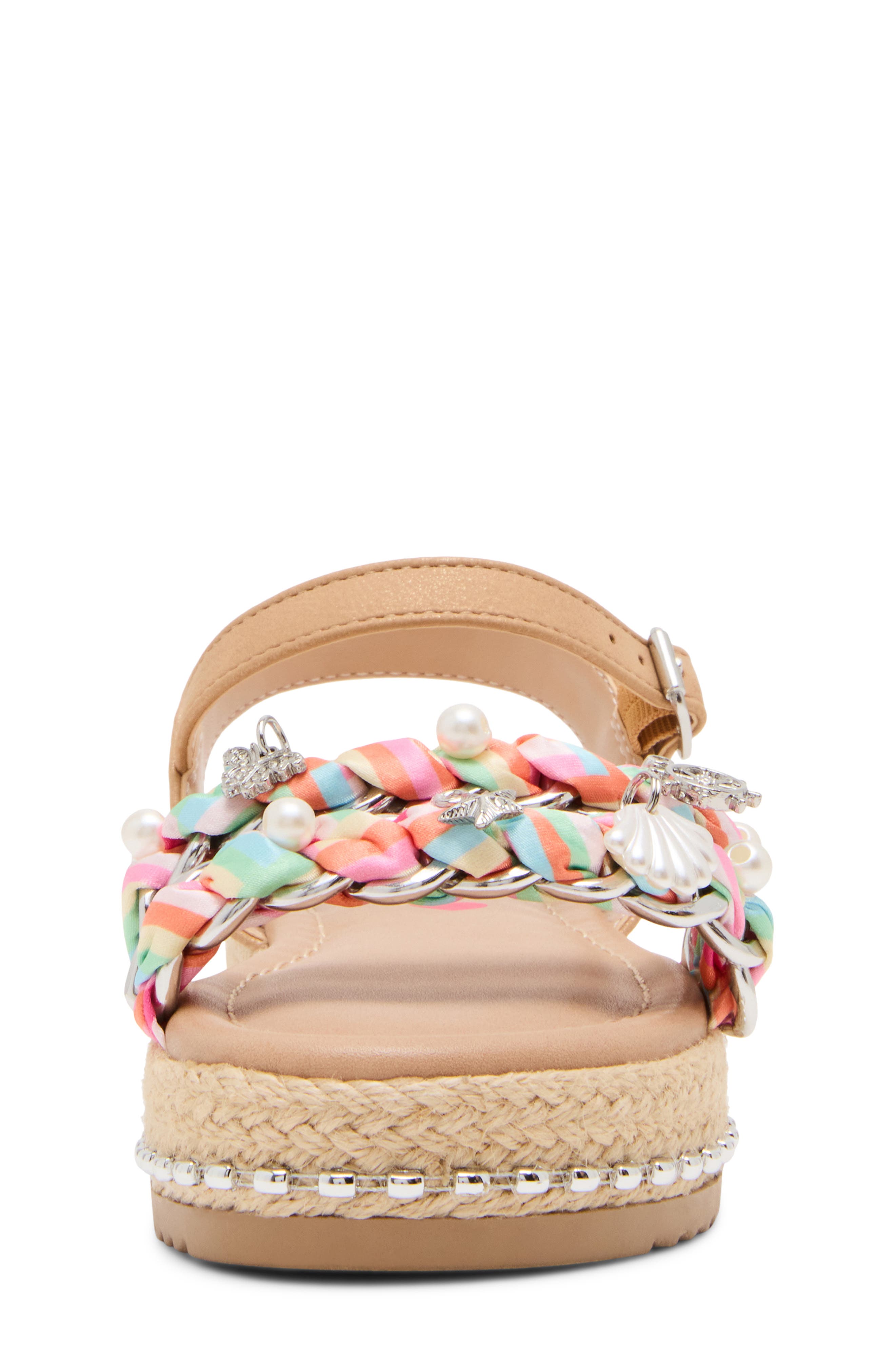 Steve Madden Kids' Jgizmo Platform Sandal, Alternate, color, Pink/ Green Multi