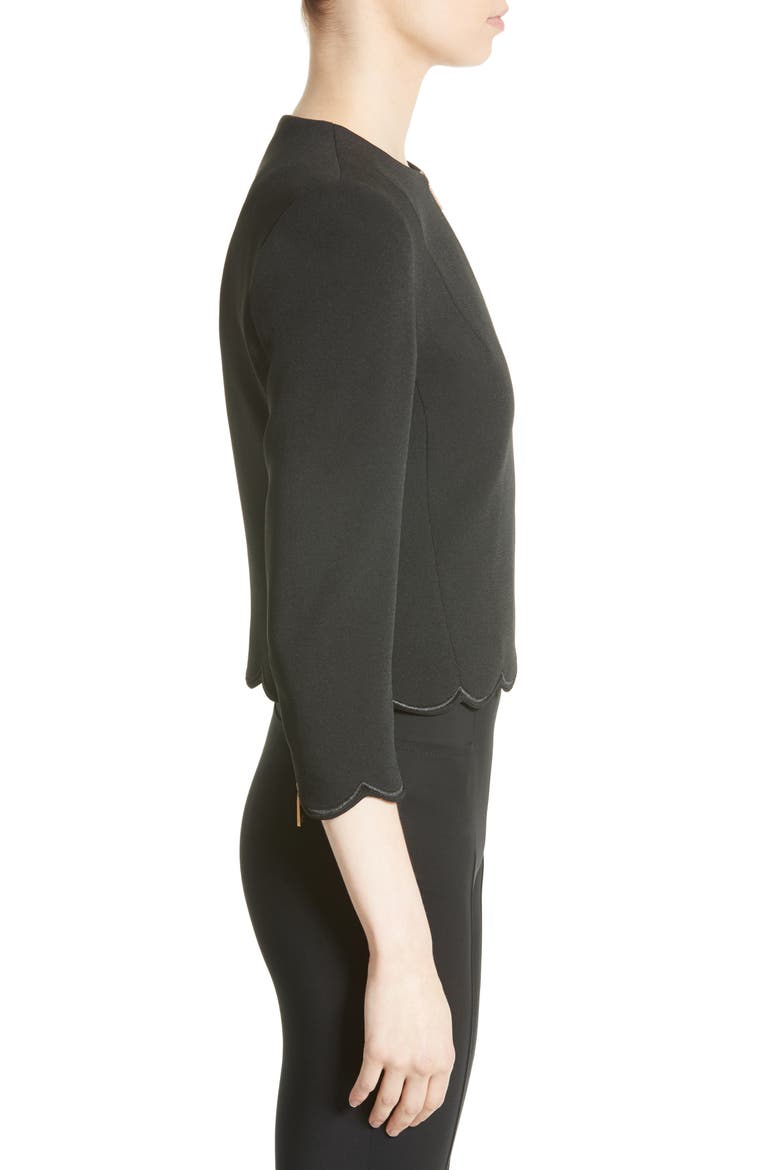 Heraly Crop Jacket, Alternate, color, BLACK