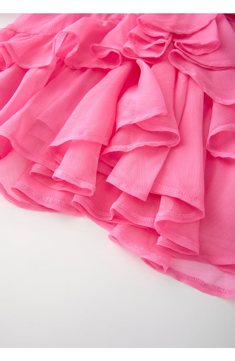 Marlo Kids Soleil Frill Mini Dress, Alternate, color, Candy