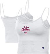 Champion Women's Champion White St. Louis Cardinals America Scoop Tank Top