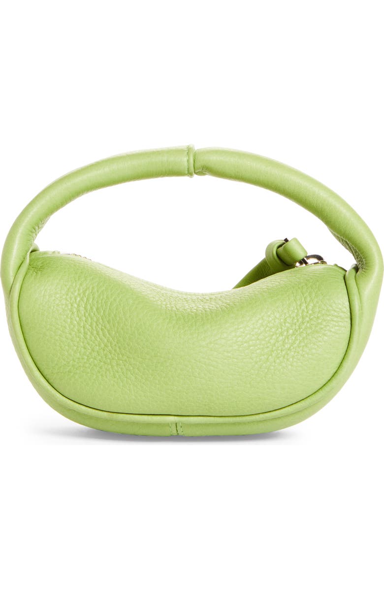 By Far Micro Cush Leather Top Handle Bag, Alternate, color,