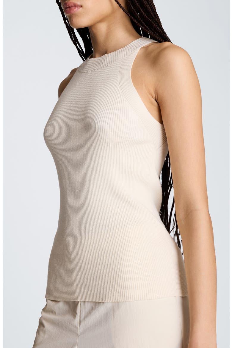 High Crewneck Cutaway Tank, Alternate, color, OYSTER