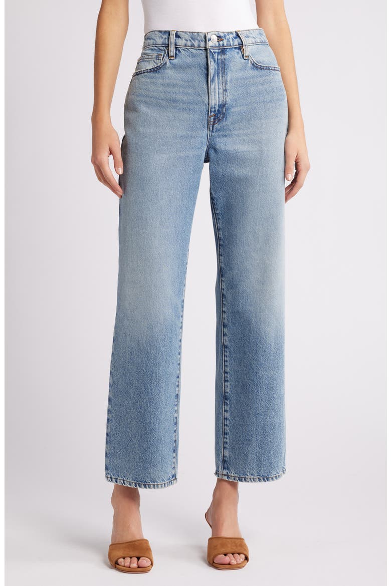 Le Jane Ankle Straight Leg Jeans, Main, color, SEATTLE