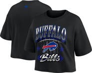 FANATICS Women's Fanatics Black Buffalo Bills Americana Cropped T-Shirt
