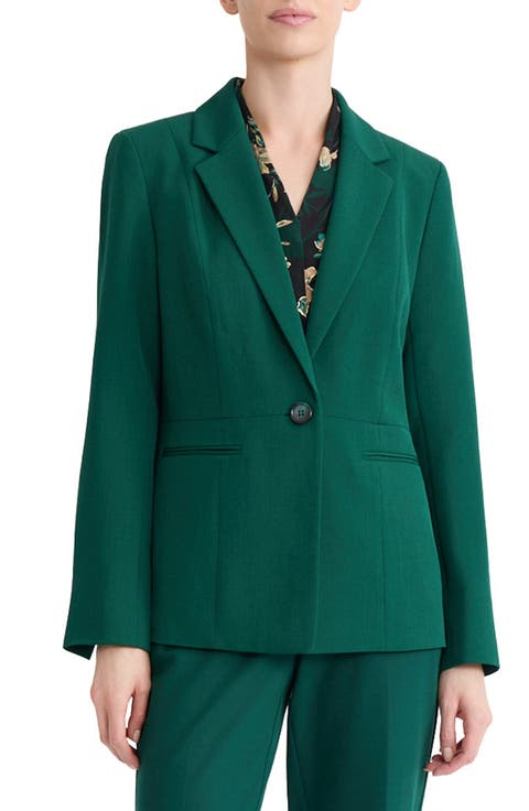 Notch Collar Waist Seam Jacket