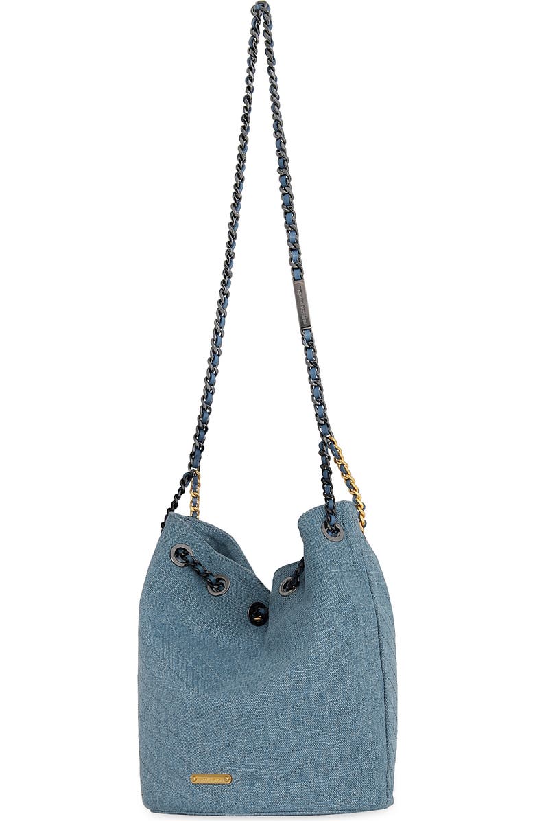 Rebecca Minkoff Soft Denim Convertible Bucket Bag, Main, color,