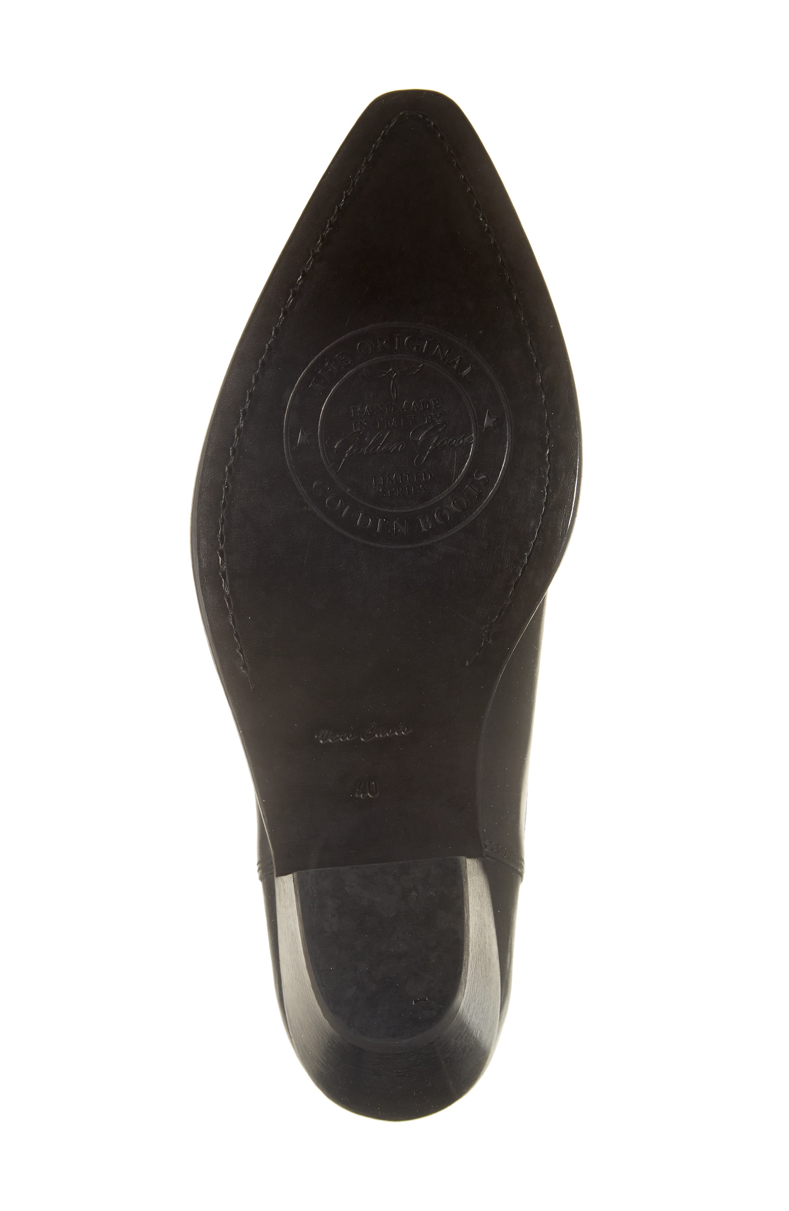 Golden Goose Wish Star Western Boot, Alternate, color, Black