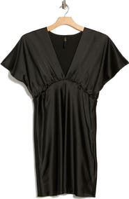 Renee C Deep V-Neck Cocktail Dress