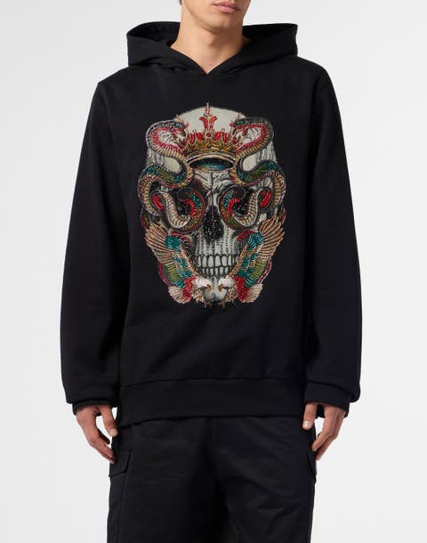 Hoodie Sweatshirt King Of Snakes Stones Men