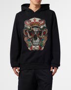 PHILIPP PLEIN Hoodie Sweatshirt King Of Snakes Stones Men