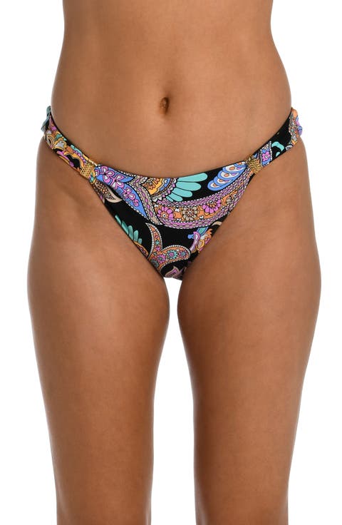Paisley Reversible Bikini Bottoms