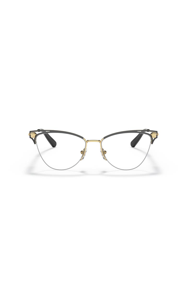 Versace 55mm Cat Eye optical glasses, Alternate, color,