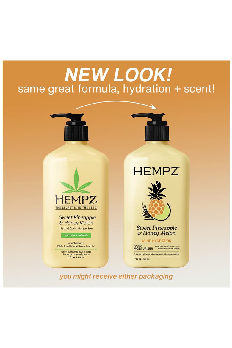 Sweet Pineapple & Honey Melon Herbal Body Moisturizer - 17.0 oz., Alternate, color, NO COLOR