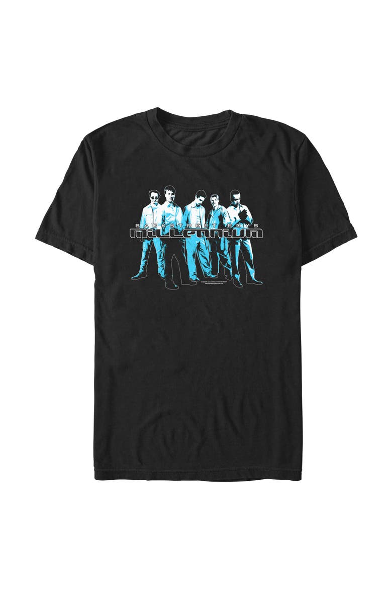 Men's Backstreet Boys Blue Millennium Graphic T-Shirt, Main, color, Black