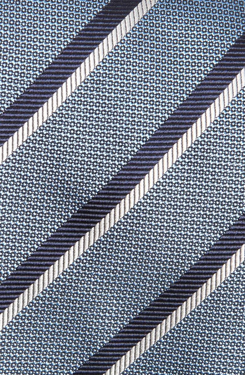 ZEGNA TIES Diagonal Stripe Jacquard Silk Tie, Alternate, color, Light Blue