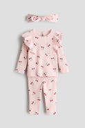 H&M 3-piece printed cotton set