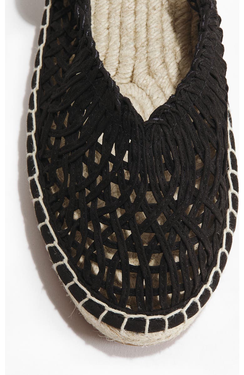 H&M Interwoven espadrilles, Alternate, color, Black