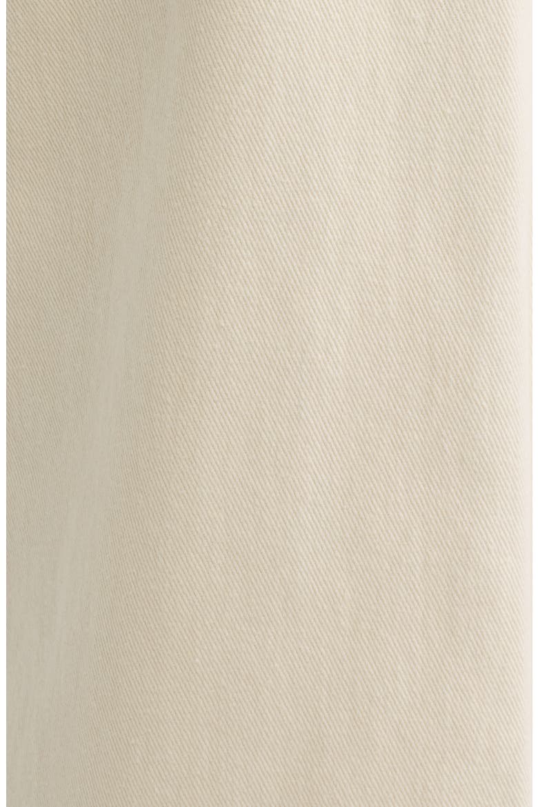 Drawstring High Waist Cotton Wide Leg Pants, Alternate, color, OFF WHITE
