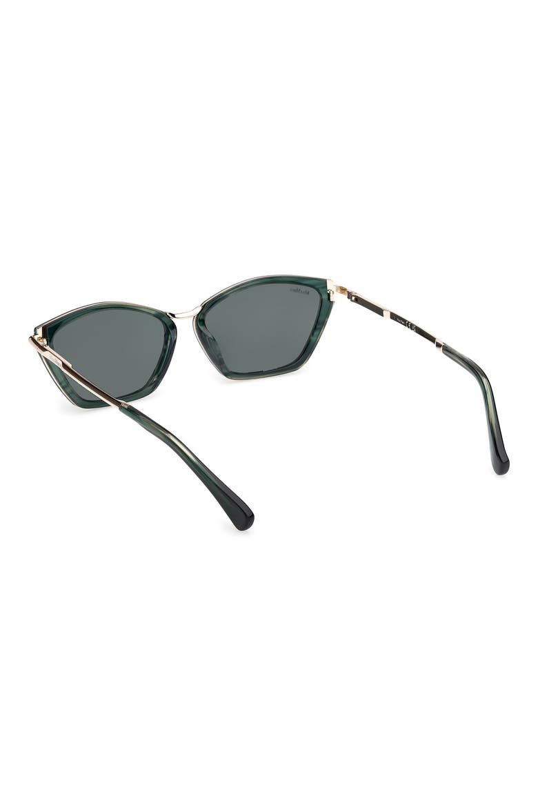 Miller 54mm Round Sunglasses, Alternate, color, STRIPED EMERALD/ GOLD