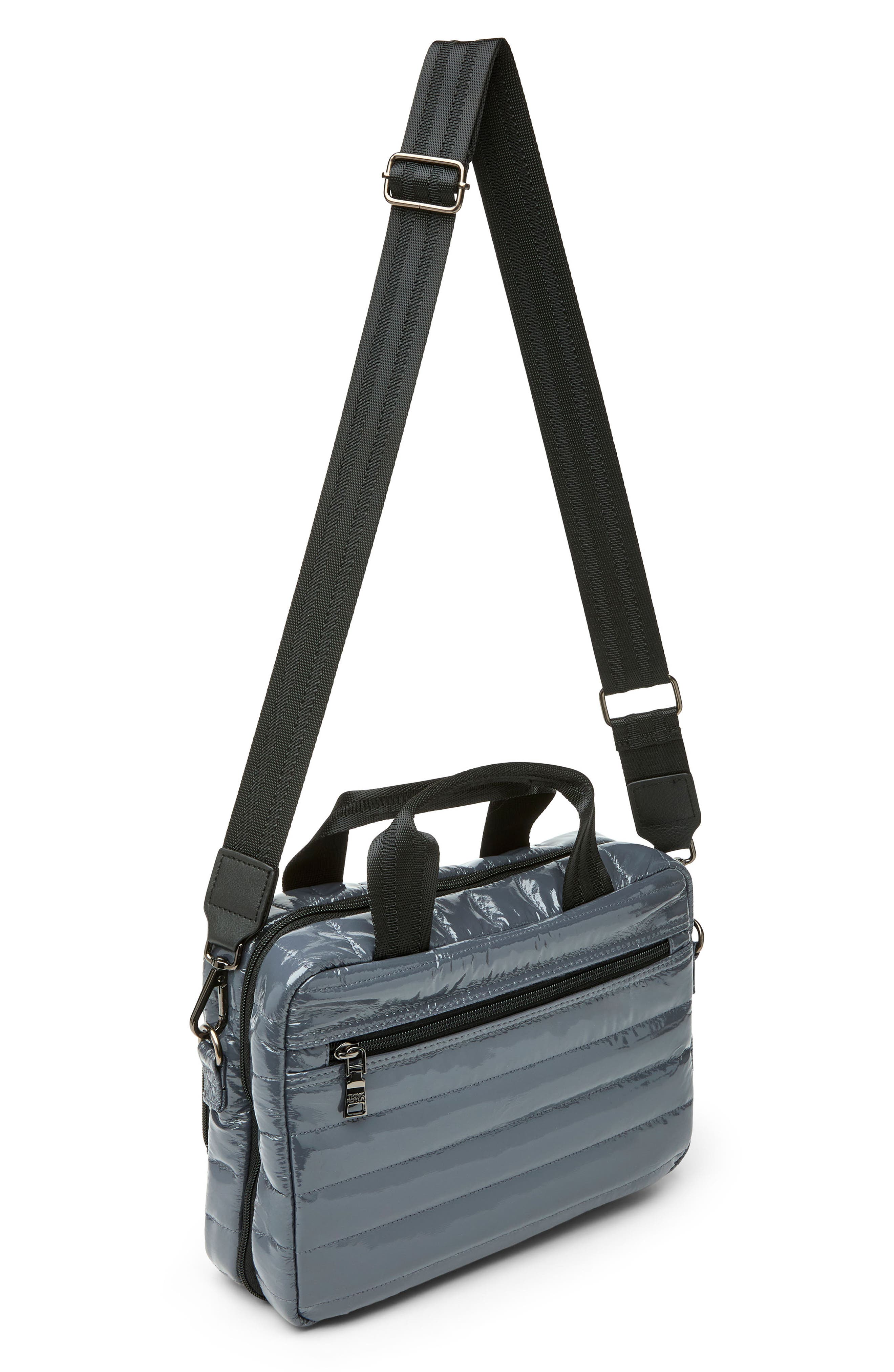 THINK ROYLN Stowaway Travel Bag, Alternate, color, Carbon Patent
