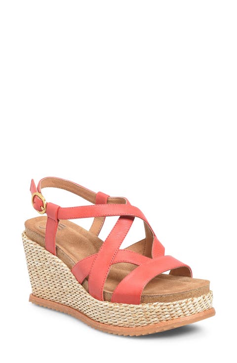 Devyn Slingback Espadrille Platform Wedge Sandal (Women)