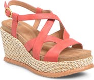 Söfft Devyn Slingback Espadrille Platform Wedge Sandal