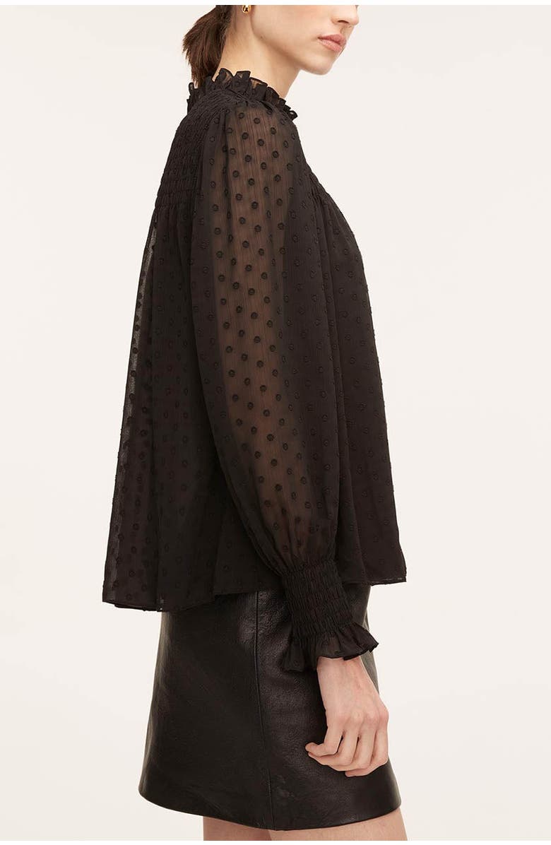 Rebecca Taylor Clip Dot Blouse, Alternate, color,