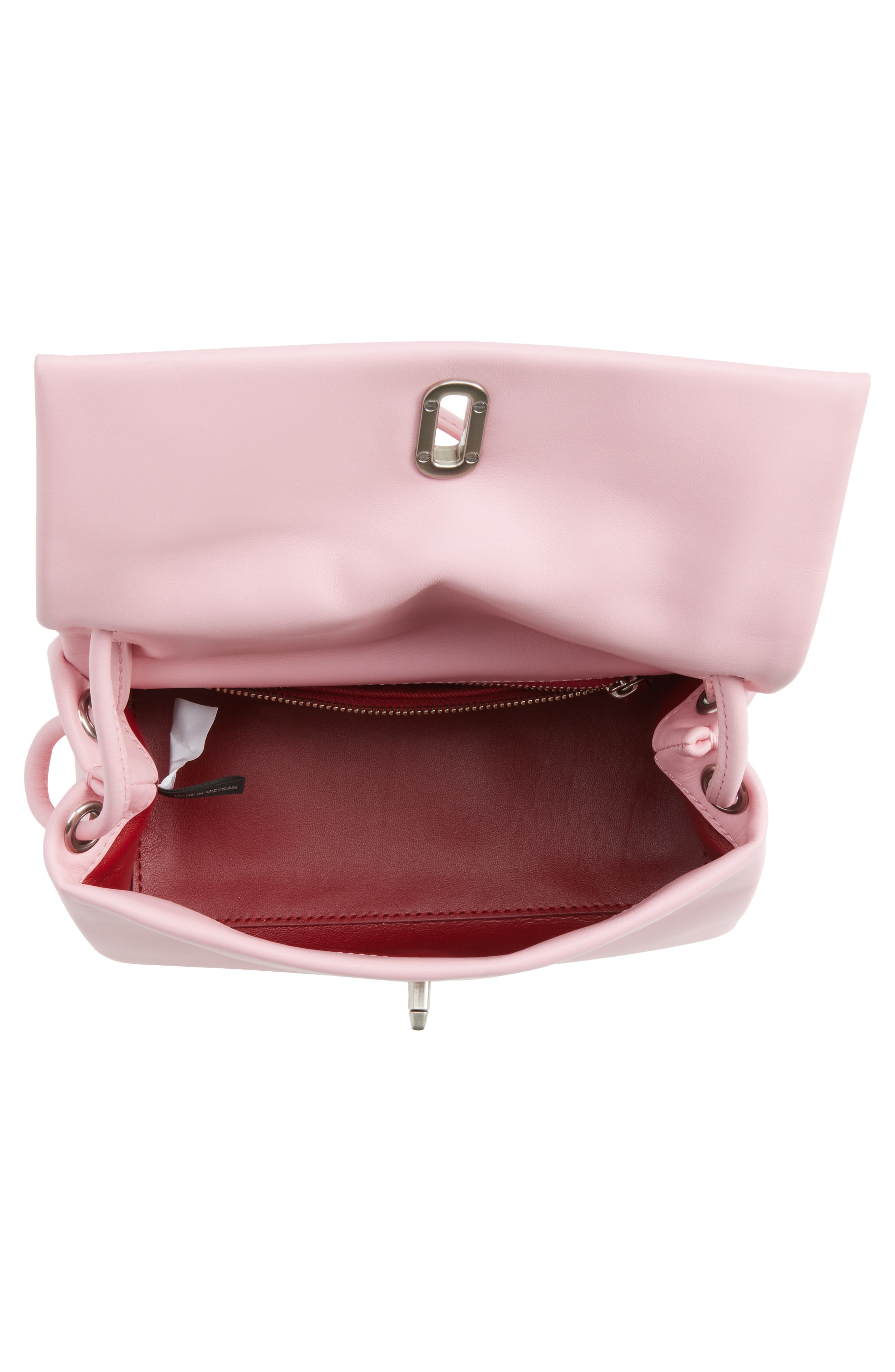 Marc Jacobs The Mini Dual Top Handle Bag, Alternate, color, Ribbon Pink