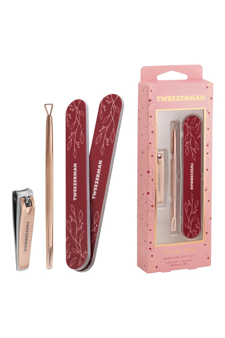 Vintage Rose Manicure Gift Set $27 Value, Main, color, VINTAGE ROSE
