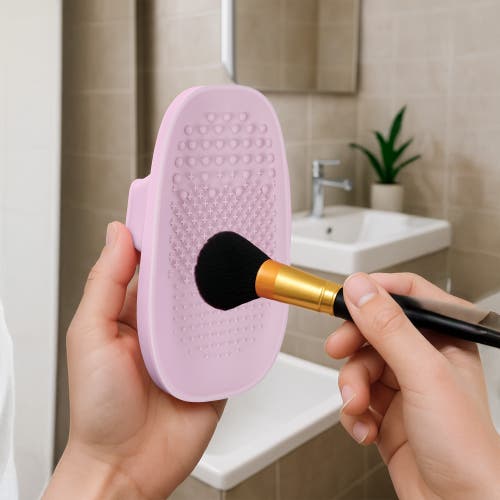 Pursonic Precision & Care Beauty Bundle Finger Beauty Blenders + Brush Cleaning Tool In Multi