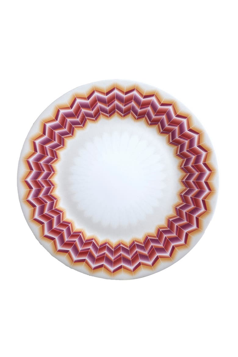 Dessert Plates ZIG ZAG Set of 6 Jarris 156 diam. 8.5", Main, color, Multicolor