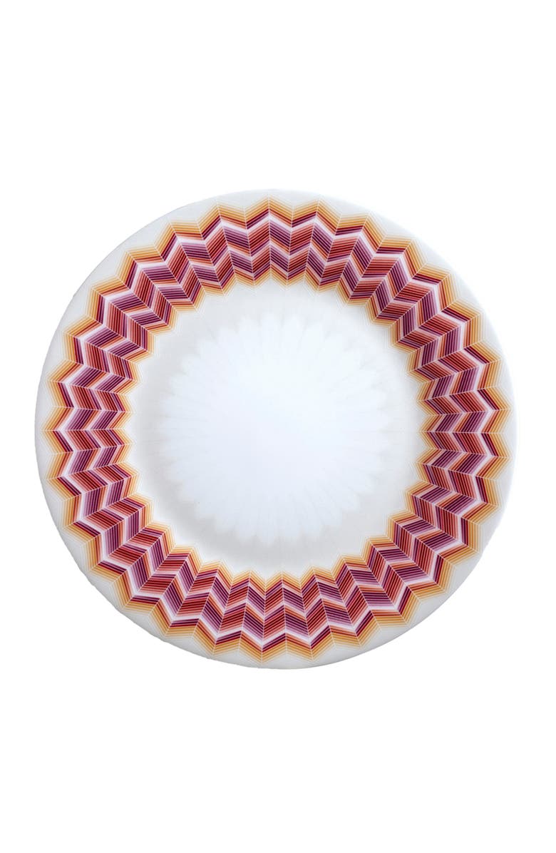 Missoni Home Tableware Dessert Plates ZIG ZAG Set of 6 Jarris 156 diam. 8.5", Main, color, Multicolor