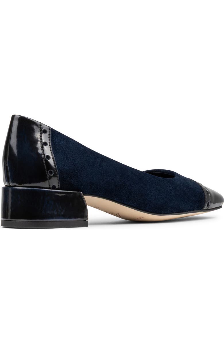 Donald Pliner Cap Toe Pump, Alternate, color, Navy