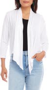 Karen Kane Calli Draped Open Front Cardigan