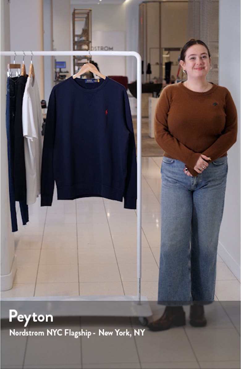 Fleece Crewneck Sweatshirt, sales video thumbnail