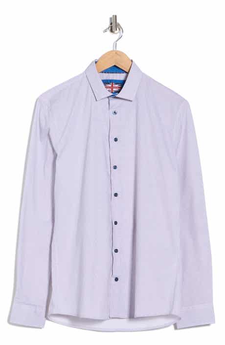 SOUL OF LONDON Stretch Cotton Sport Shirt