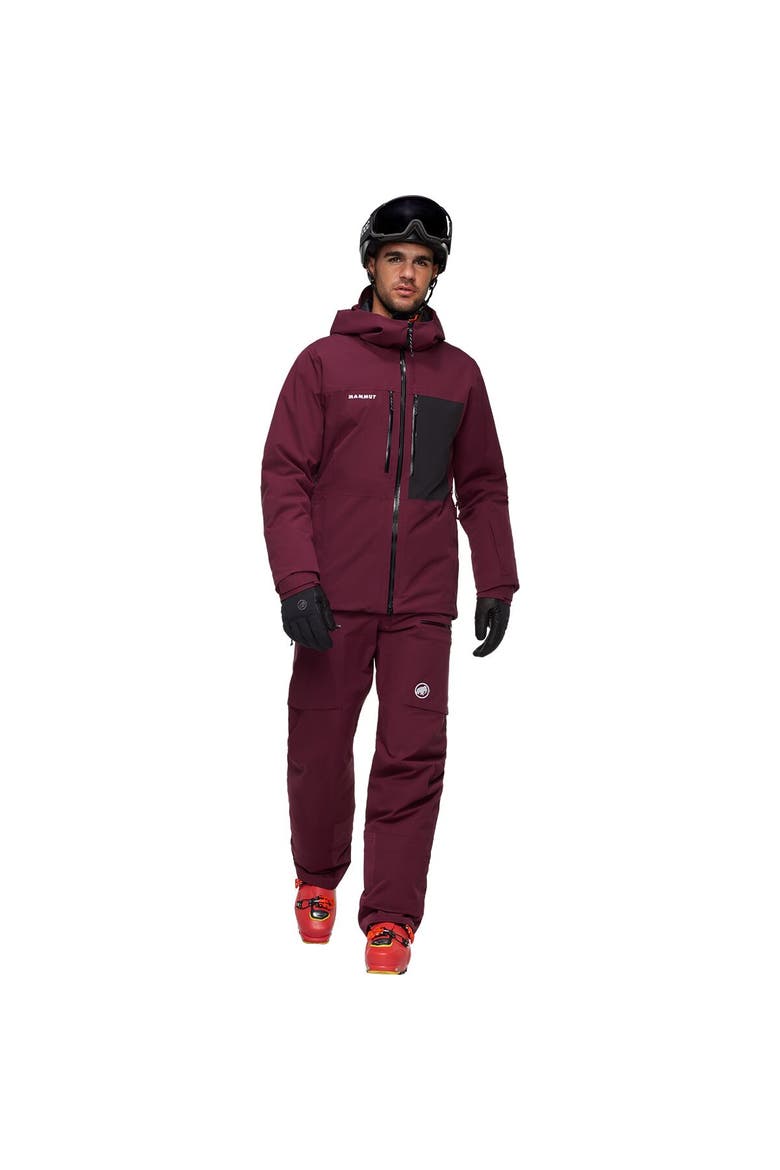 Stoney Hs Thermo Hooded Jacket - Men's, Alternate, color, Vin/Black